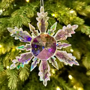 Snowflake Christmas Hanging Decoration - ნაძვის ხის სათამაშო