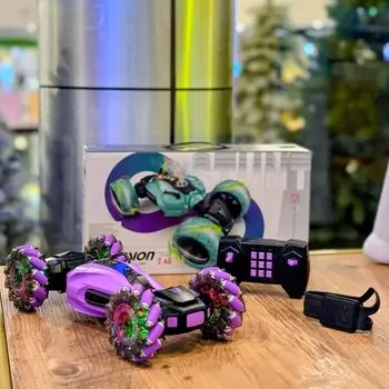 Stunt Car With Light And Sensor Control - სათამაშო დისტანციური მანქანა განათებით, 9 image