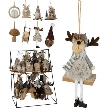 Sled Wooden Hanging Decoration - ხის ნაძვის ხის სათამაშო, 2 image