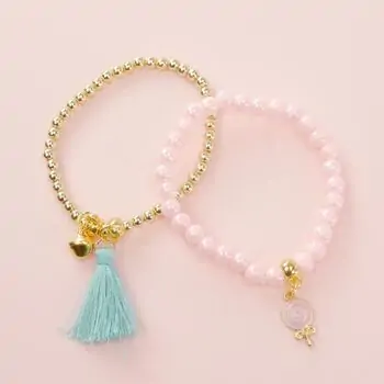 Pink & Cotton two bracelets - საბავშვო სამაჯურები