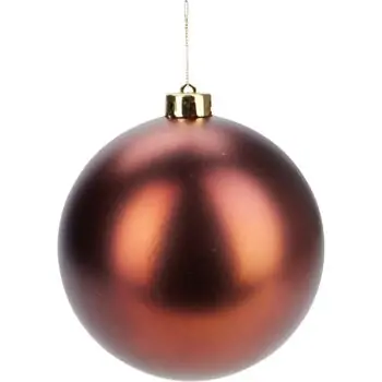 Christmas Ball Hanging Decoration Coffee 14 cm - ნაძვის ხის სათამაშო, 2 image