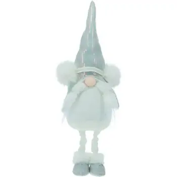 Silver Gnome Christmas Decoration - საახალწლო დეკორატიული გნომი