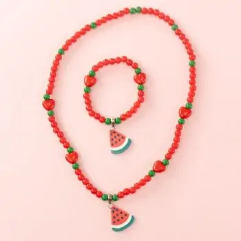 Juicy bracelet and necklace - საბავშვო სამაჯური და ყელსაბამი