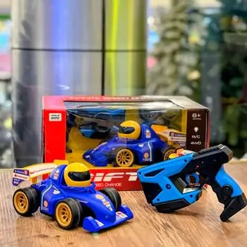 Formula 1 RC Drift Car Blue - სათამაშო მანქანა დისტანციური მართვით, 3 image