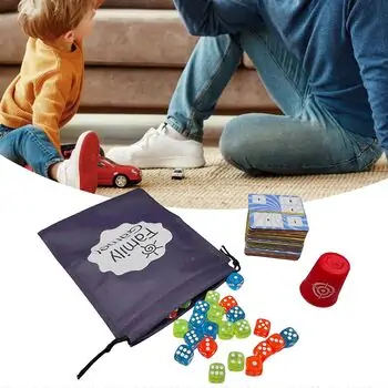 Dices Tower Stacking Toy - ინტერაქტიული სამაგიდო თამაში, 3 image