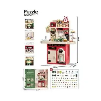 Funny Kitchen With Spray Red - სათამაშო სამზარეულო, 5 image