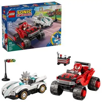 Lego Sonic 77118 Silver's Car vs. Knuckles' Monster Truck