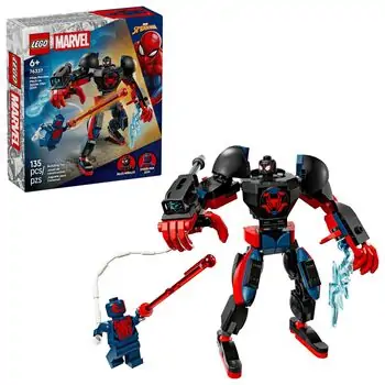 Lego Super Heroes 76337 Miles Morales Mech vs. Spider-Man 2099