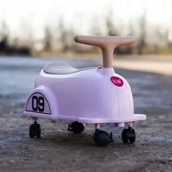 Ride On Car Light Pink - გადსაჯდომი მანქანა, 2 image