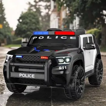 Police Car Black - ელექტრო მანქანა, 5 image