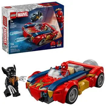 Lego Super Heroes 76336 Spider-Man Car vs. Venomized Wolverine