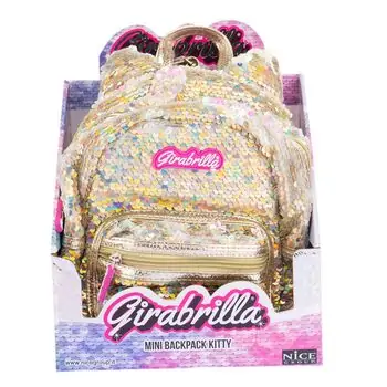 Girabrilla mini backpack kitty Gold - საბავშვო ჩანთა, 2 image