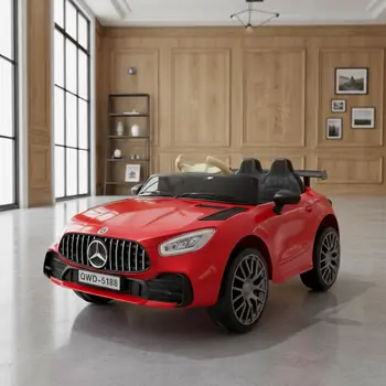 Mercedes Benz Racing Car Red - ელექტრო მანქანა, 11 image