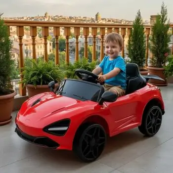 Mclaren Electric Car Red - ელექტრო მანქანა, 4 image