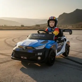 Sports Electric Car Blue - ელექტრო მანქანა