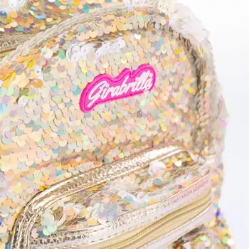 Girabrilla mini backpack kitty Gold - საბავშვო ჩანთა, 6 image