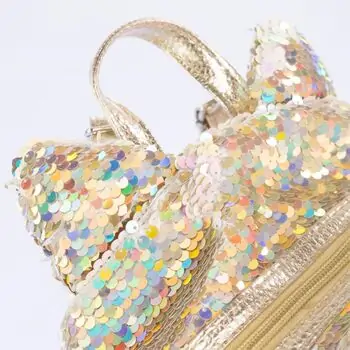 Girabrilla mini backpack kitty Gold - საბავშვო ჩანთა, 5 image