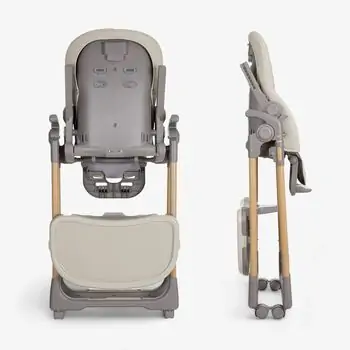KikkaBoo Highchair Olive Beige - საკვები სკამ-მაგიდა, 5 image