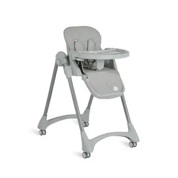 Moni High chair Rico grey - საკვები სკამ-მაგიდა