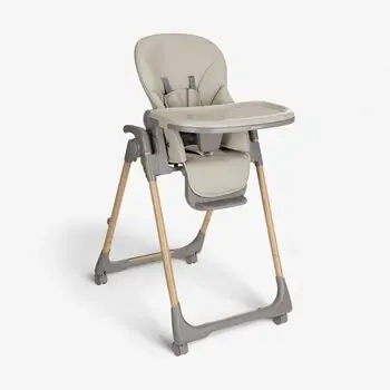KikkaBoo Highchair Olive Beige - საკვები სკამ-მაგიდა
