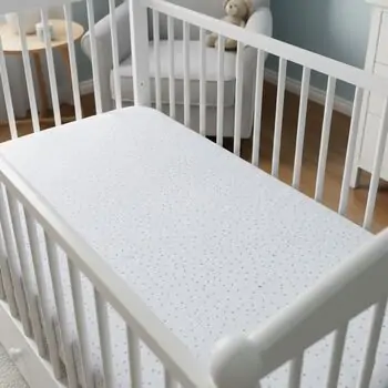 Yuar Baby Fitted Bedsheet 60x120x20cm Grey Point - ახალშობილის საწოლის ზეწარი