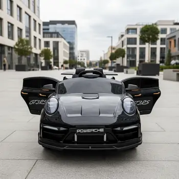 Porsche Sport Car Black - ელექტრო მანქანა, 3 image