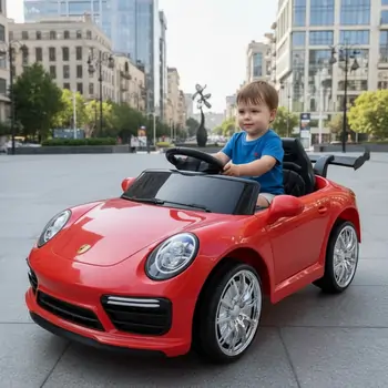 Porsche Sport Car Red - ელექტრო მანქანა