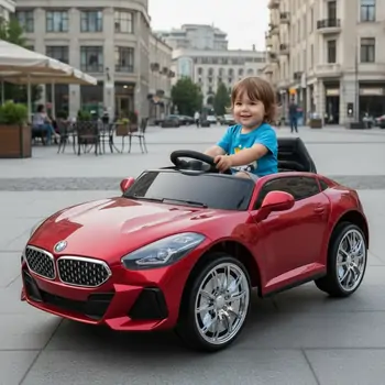 BMW Sport Car Painted Red ელექტრო მანქანა