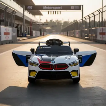 BMW Sport Car White  ელექტრო მანქანა, 2 image