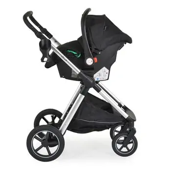 Moni 3 In 1 Set Alina Black-Onyx - საბავშვო ტრანსფორმერი ეტლის კომპლექტი, 10 image
