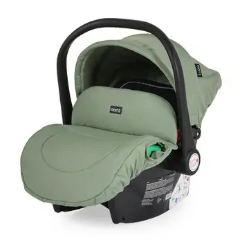 Moni 3 In 1 Set Alina Dark-Green - საბავშვო ტრანსფორმერი ეტლის კომპლექტი, 12 image