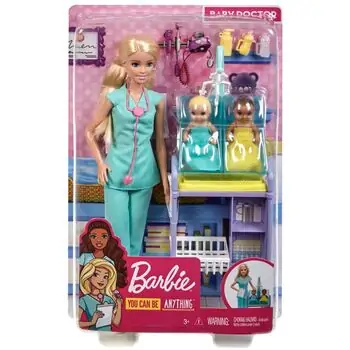 Barbie You Can Be Anything Baby Doctor Doll - ბარბის სათამაშო თოჯინა, 2 image
