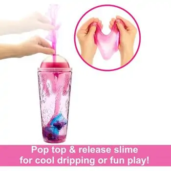 Barbie Pop Reveal Doll Pink Slime-თოჯინა ვარდისფერი სლაიმით, 5 image