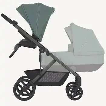 Anex Modu Double  4x1 Greeny - საბავშვო ტყუპების ეტლის კომპლექტი, 3 image