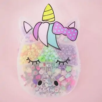 Unicorn pocket box Sweets And Flowers - ბისერების ნაკრები