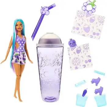 Barbie Pop Reveal Doll Purple Slime - თოჯინა იასამნისფერი სლაიმით, 2 image