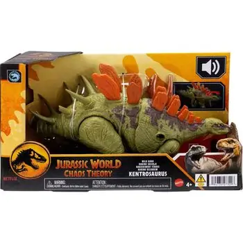 Mattel Jurassic World Wild Roar Kentrosaurus-სათამაშო დინოზავრი, 5 image