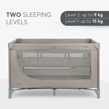 KikkaBoo So Gifted 2026 Beige 2 levels საწოლ-მანეჟი, 10 image