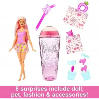 Barbie Pop Reveal Doll Pink Slime-თოჯინა ვარდისფერი სლაიმით, 2 image
