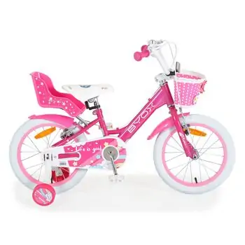 Byox Children Bicycle 16" Cupcake Pink - საბავშვო ველოსიპედი, 2 image