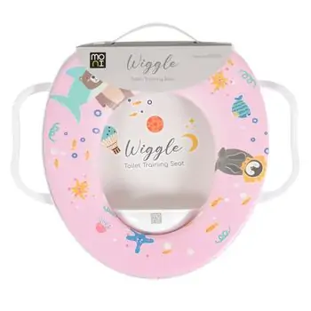 Moni Toilet training seat Wiggle pink - საბავშვო უნიტაზის ადაპტორი, 3 image