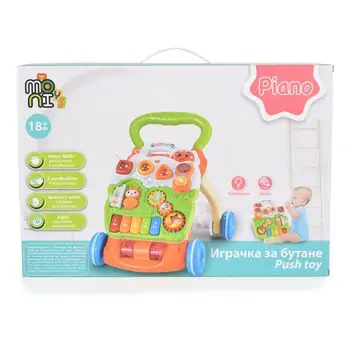 Cangaroo Push walker Baby Piano Walker - ვოლქერი, 6 image