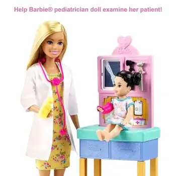 Barbie Pediatrician Playset ბარბის თოჯინა აქსესუარებით, 3 image