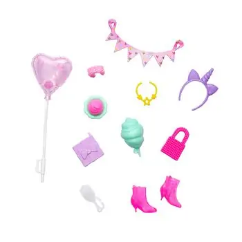 Barbie Fashion Accessories Pink Heart - ბარბის ტანსაცმელი, 2 image