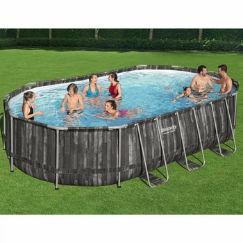 Bestway 5611R Frame Pool With Cartridge Filter, Ladder And Cover - კარკასული აუზი კარტრიჯული ფილტრით და კიბით, 4 image