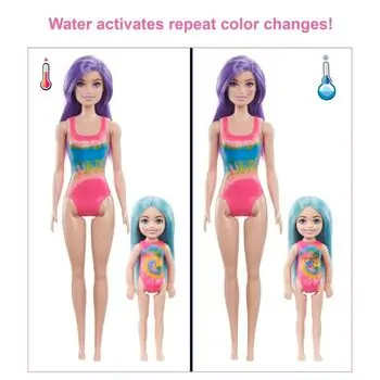 Barbie Color Reveal Doll Gift Set ბარბის თოჯინები ფერის ტრანსფორმაციით, 4 image