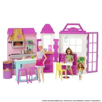 Barbie Cook ‘n Grill Restaurant Doll and Playset ბარბის თოჯინა და სათამაშო რესტორანი