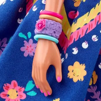 Barbie HBY09 2022 Día De Muertos Doll - სათამაშო ბარბის თოჯინა, 8 image