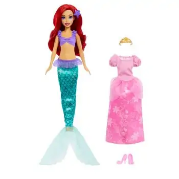 Disney Princess Ariel 2 in 1 Mermaid To Princess Doll დისნეის თოჯინა არიელი [CLONE], 2 image