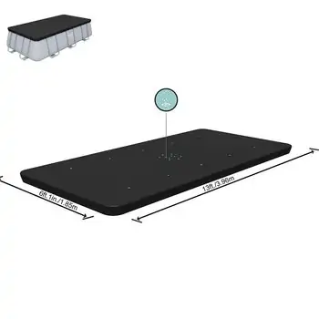 Bestway 58232 Rectangular Pool Cover - აუზის გადასაფარებელი ტენტი